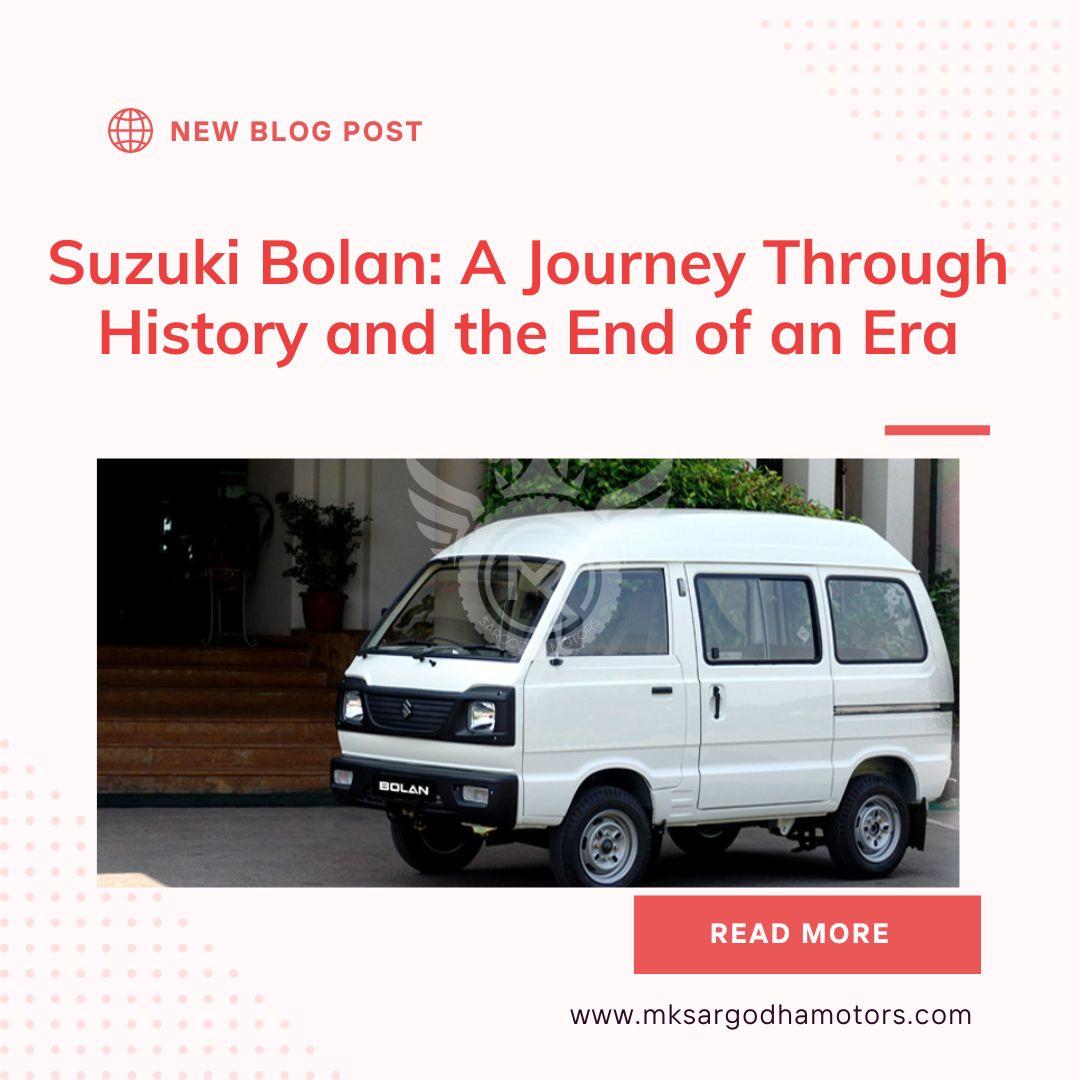 Suzuki Bolan: A Journey Through History and the End of an Era