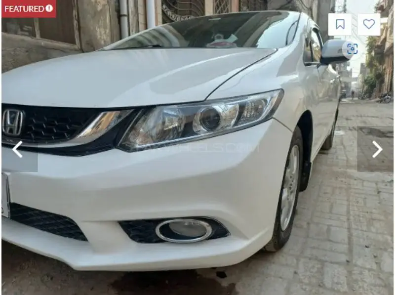 Honda Civic VTi Oriel Prosmatec 2016 White Automatic for sale in Sargodha